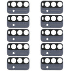 10 PCS Back Camera Lens for Xiaomi Redmi Note 9 4G M2010J19SC, For Xiaomi Redmi Note 9 4G, For Xiaomi Redmi Note 9 4G (Blue)