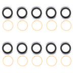 10 PCS Back Camera Lens for Xiaomi Mi 11 M2011K2C M2011K2G, For Xiaomi  Mi 11