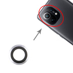 10 PCS Back Camera Lens for Xiaomi Mi 11 M2011K2C M2011K2G, For Xiaomi  Mi 11