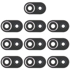 10 PCS Back Camera Lens for Xiaomi Mi 11 Lite/11 Lite 5G NE M2101K9AG, For Xiaomi  Mi 11 Lite