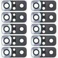 10 PCS Back Camera Lens for Xiaomi Redmi Note 10 4G M2101K7AI M2101K7AG, For Xiaomi Redmi Note 10 4G, For Xiaomi Redmi Note 10 4G(Black)
