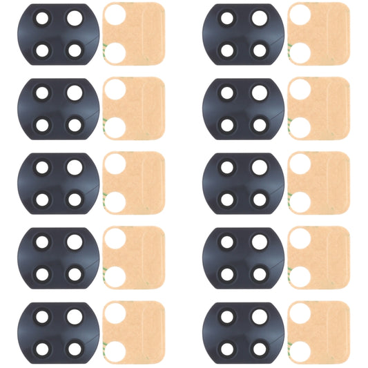 10 PCS Back Camera Lens for Xiaomi Redmi Note 9T 5G M2007J22G, For Xiaomi Redmi Note 9T 5G