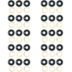 For OPPO Reno5 PEGM00 PEGT00 10pcs Back Camera Lens, For OPPO Reno5