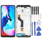 LCD Screen and Digitizer Full Assembly with Frame for Motorola Moto E7 Plus XT2081-1, For Motorola Moto E7 Plus