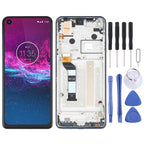LCD Screen and Digitizer Full Assembly with Frame for Motorola One Action XT2013-1 XT2013-2 XT2013-4, For Motorola One Action