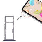 SIM Card Tray + SIM Card Tray + Micro SD Card Tray for LG K42 / K52 (Brazil) LMK420 LMK420H LMK420E LMK420Y, For LG K42 / K52 (Brazil), For LG K42 / K52, For LG K42  (Double SIM)