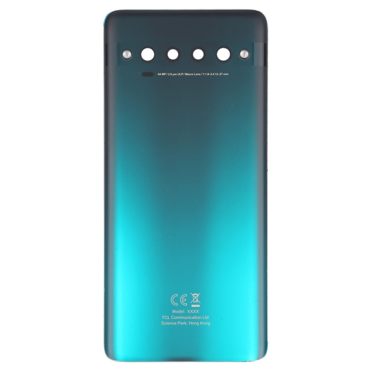 Original Battery Back Cover for TCL 10 Pro T799B T799H, For TCL 10 Pro (Green)
