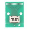 Mini HDMI Female Test Board HDMI-C with PCB 19pin, Mini HDMI Female