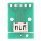 Mini HDMI Female Test Board HDMI-C with PCB 19pin, Mini HDMI Female