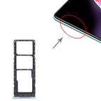 For Infinix Hot 10s / Hot 10T X689B X689 X689C SIM Card Tray + SIM Card Tray + Micro SD Card Tray, For Infinix Hot 10s