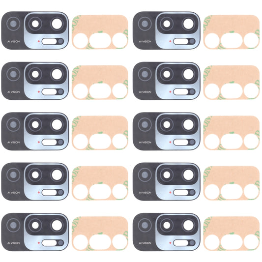 10 PCS Back Camera Lens for Xiaomi Redmi Note 10 5G / Redmi Note 10T 5G M2103K19G M2103K19C, For Xiaomi Redmi Note 10 5G