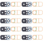10 PCS Back Camera Lens for Xiaomi Redmi Note 10S M2101K7BG M2101K7BI M2101K7BNY, For Xiaomi Redmi Note 10S(Silver), For Xiaomi Redmi Note 10S(Black)