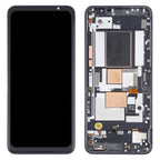 OLED Material LCD Screen and Digitizer Full Assembly With Frame for Asus ROG Phone 5 ZS673KS, For Asus ROG Phone 5 ZS673KS