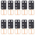 For OPPO Realme 8 5G RMX3241 10pcs Back Camera Lens, For OPPO Realme 8 5G