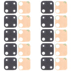 For OPPO Realme C25 RMX3193, RMX3191 10pcs Back Camera Lens, For OPPO Realme C25