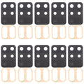 For OPPO Reno5 Lite CPH2205 10pcs Back Camera Lens, For OPPO Reno5 Lite