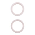 2 PCS Rear Camera Glass Lens Metal Outside Protector Hoop Ring for iPhone 13, For iPhone 13 (Outside), For iPhone 13