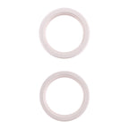 2 PCS Rear Camera Glass Lens Metal Outside Protector Hoop Ring for iPhone 13, For iPhone 13 (Outside), For iPhone 13