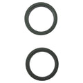 2 PCS Rear Camera Glass Lens Metal Outside Protector Hoop Ring for iPhone 13, For iPhone 13, For iPhone 13 (Outside)