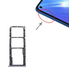 For OPPO Realme 6  SIM Card Tray + SIM Card Tray + Micro SD Card Tray, For OPPO Realme 6