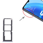 For OPPO A55 PEMM00, PEMM20, PEMT00, PEMT20  SIM Card Tray + SIM Card Tray + Micro SD Card Tray, For OPPO A55