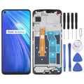 LCD Screen and Digitizer Full Assembly With Frame for OPPO Realme 6 RMX2001, For OPPO Realme 6