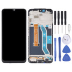 Original LCD Screen and Digitizer Full Assembly With Frame for OPPO Realme C12 RMX2189, For OPPO Realme C12