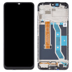 Original LCD Screen and Digitizer Full Assembly With Frame for OPPO Realme C12 RMX2189, For OPPO Realme C12