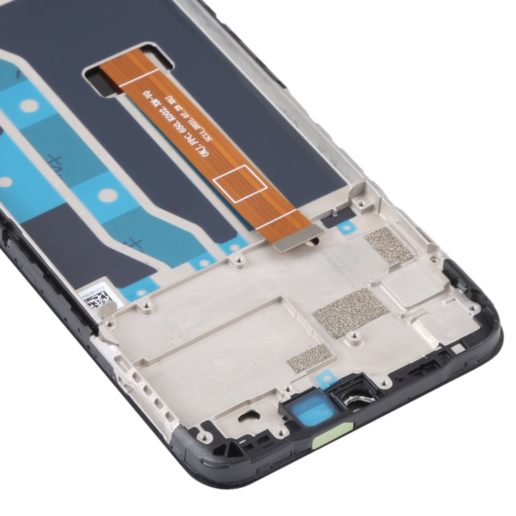 Original LCD Screen and Digitizer Full Assembly With Frame for OPPO Realme C12 RMX2189, For OPPO Realme C12