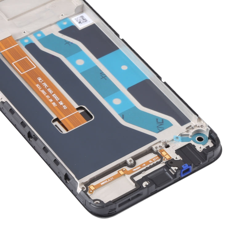 Original LCD Screen and Digitizer Full Assembly With Frame for OPPO Realme C12 RMX2189, For OPPO Realme C12