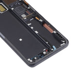 AMOLED Material LCD Screen and Digitizer Full Assembly With Frame for Xiaomi Mi Note 10 Lite M2002F4LG , For Xiaomi Mi Note 10 Lite (AMOLED)
