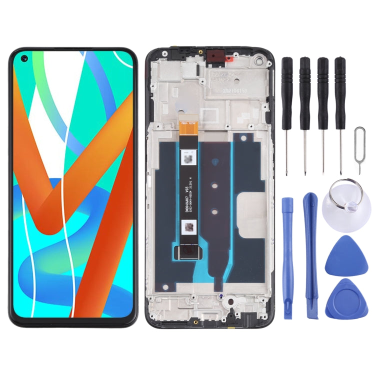 Original LCD Screen and Digitizer Full Assembly With Frame for OPPO Realme V13 5G, For OPPO Realme V13 5G (Original)