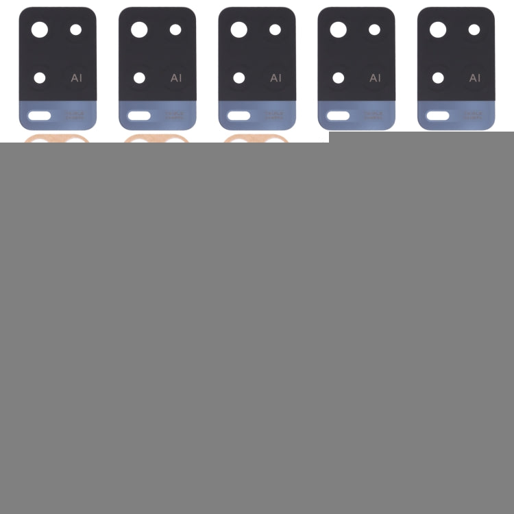 For OPPO A54 4G 10 PCS Back Camera Lens, For OPPO A54 4G(Black), For OPPO A54 4G(Blue)