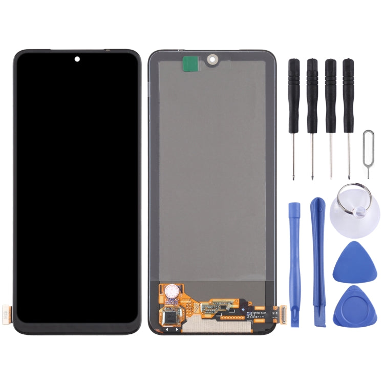 OLED Material LCD Screen and Digitizer Full Assembly for Xiaomi Redmi Note 10 4G / Redmi Note 10S / Redmi Note 11 SE India / Poco M5s  M2101K7BG, M2101K7BI, M2101K7BNY, M2101K7BL, M2101K7AI, M2101K7AG                                                    ...