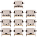 10 PCS Charging Port Connector for Motorola Moto E7, For Motorola Moto E7