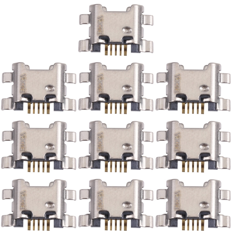 10 PCS Charging Port Connector for Honor Play 3, For Honor Play 3