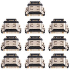 For vivo Z6 5G V1963A 10pcs Charging Port Connector, For vivo Z6 5G