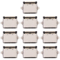 10 PCS Charging Port Connector for Lenovo M10 Plus TB-X606, TB-X606F, For Lenovo M10 Plus