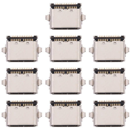 10 PCS Charging Port Connector for Lenovo M10 Plus TB-X606, TB-X606F, For Lenovo M10 Plus