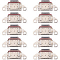 10 PCS Charging Port Connector for LG Velvet 5G / Velvet 4G / Velvet 5G UW LM-G900N, LM-G900EM, LM-G900, LM-G900TM, LMG910EMW, LM-G910EMW, LM-G900V, LM-G900V, For LG Velvet 5G / Velvet 4G / Velvet 5G UW