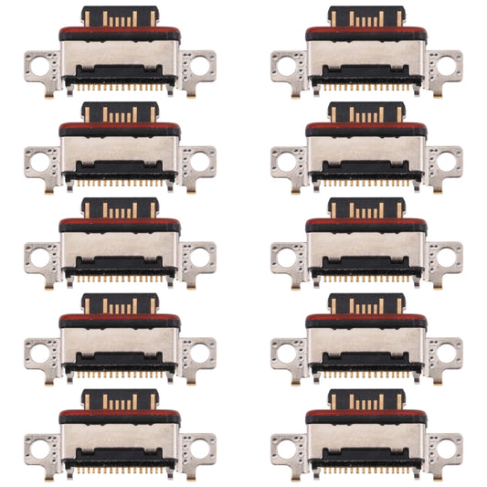 10 PCS Charging Port Connector for Xiaomi Mi 11 Pro M2102K1AC, For Xiaomi Mi 11 Pro