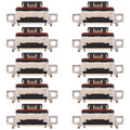 10 PCS Charging Port Connector for Xiaomi  Mi 11 Ultra  M2102K1G, M2102K1C, For Xiaomi Mi 11 Ultra