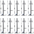10 PCS Original Front Housing Adhesive for Sony Xperia 5 II, For Sony Xperia 5 II