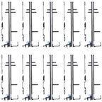 10 PCS Original Front Housing Adhesive for Sony Xperia 5 II, For Sony Xperia 5 II
