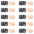 For Tecno Spark 6 Air KE6, KE6j, KF6 10pcs Back Camera Lens, For Tecno Spark 6 Air