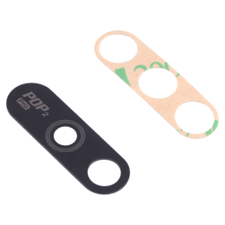 For Tecno Pop 2 Plus BA2, RB8S 10pcs Back Camera Lens, For Tecno Pop 2 Plus