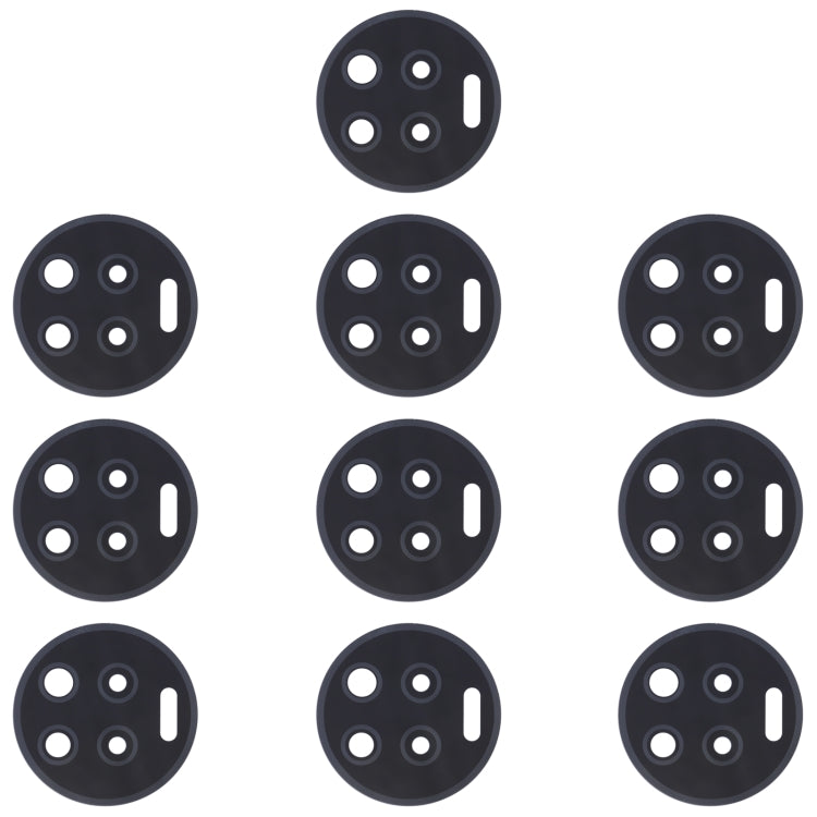 For Infinix Note 7 X690B, X690 10pcs Back Camera Lens, For Infinix Note 7