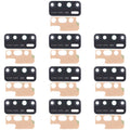 For Infinix Note 7 Lite X656 10pcs Back Camera Lens, For Infinix Note 7 Lite