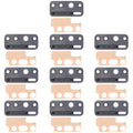 For Tecno Camon 15 CD7 10pcs Back Camera Lens, For Tecno Camon 15