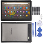 LCD Screen and Digitizer Full Assembly for Amazon Fire HD 10 (2021) T76N2B T76N2P, For Amazon Fire HD 10 (2021)  (Black)